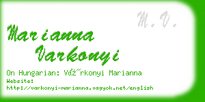 marianna varkonyi business card